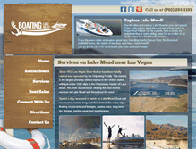 Tablet Screenshot of lasvegasboatharbor.com